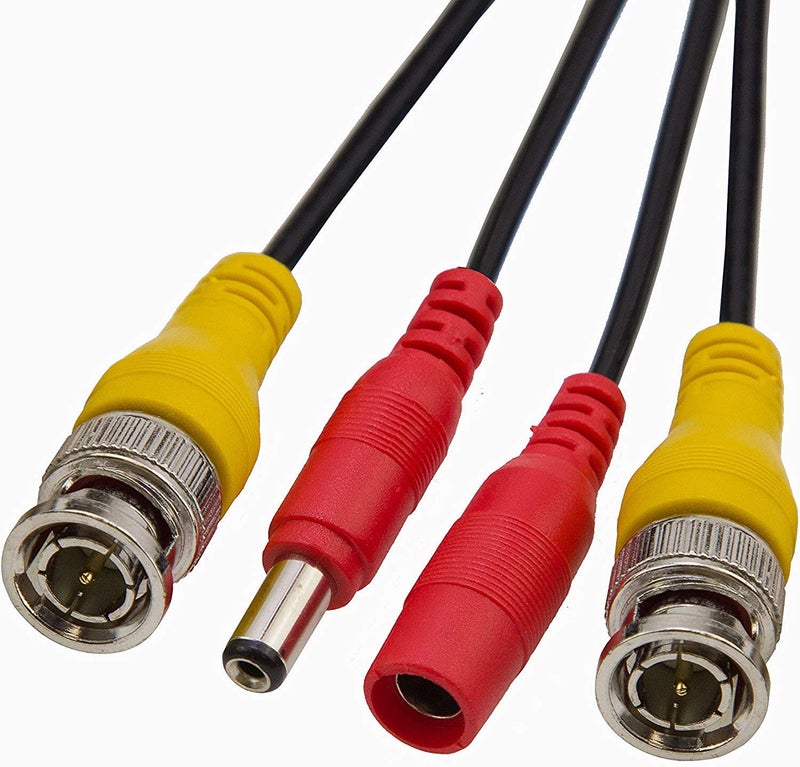 InstallerCCTV 100ft Video Power Camera Cable All-in-One Pre-Made Cable for DVR Surveillance Security CCTV Camera BNC Cable Extension Cord Lead - Image 3